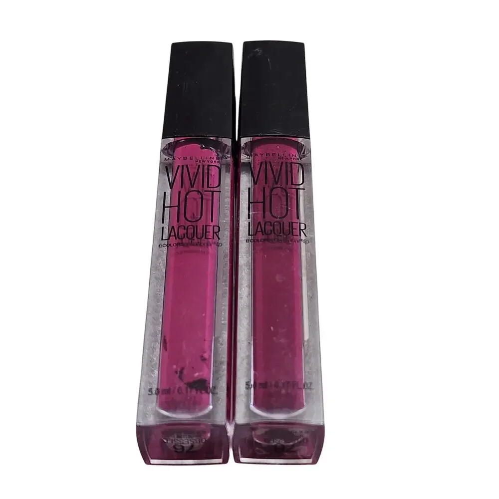 Vivid Hot Lacquer 76 OBSESSED ColorSensational Lip Color Maybelline New York NEW
